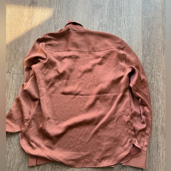 Rust Button-Up Shirt - Picture 2 of 3